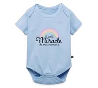 Spreadshirt Petit Miracle De Mes Mamans Body Manches Courtes Bébé Bio