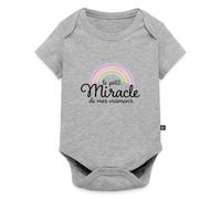 Spreadshirt Petit Miracle De Mes Mamans Body Manches Courtes Bébé Bio