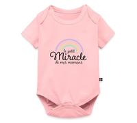 Spreadshirt Petit Miracle De Mes Mamans Body Manches Courtes Bébé Bio