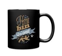 Spreadshirt Peut-Être Bien Que Oui Locution Normande Région Tasse Mug, taille unique, noir