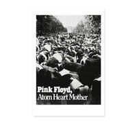 Spreadshirt Pink Floyd Atom Heart Mother Poster 60x90 cm, taille unique, blanc