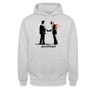 Spreadshirt Pink Floyd Couverture Et Logo Sweat À Capuche Unisexe, S, Gris Clair chiné