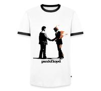 Spreadshirt Pink Floyd Couverture Et Logo T Shirt Homme Contrasté