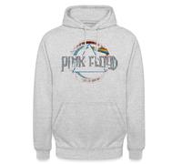 Spreadshirt Pink Floyd Pism Logo Sweat À Capuche Unisexe, 4XL, Gris Clair chiné