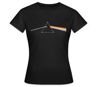 Spreadshirt Pink Floyd The Dark Side of The Moon T Shirt Femme, L, Noir
