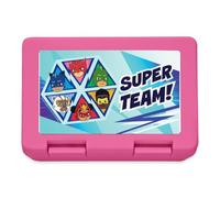 Spreadshirt PJ Masks Super Team Avec Différents PJ Masks Lunch Box, taille unique, rose