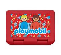 Spreadshirt Playmobil Logo Et Personnages Classiques Lunch Box
