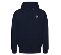 Spreadshirt Playmobil Portrait De Figure Broderie Sweat À Capuche Unisexe, L, Marine