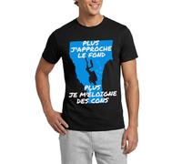 Spreadshirt Plongée Plus J'Approche Le Fond T-Shirt Homme, XL, Noir