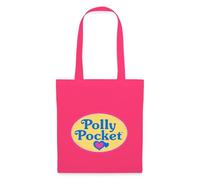Spreadshirt Polly Pocket™ Design Du Logo Rétro Tote Bag, taille unique, rose azalée