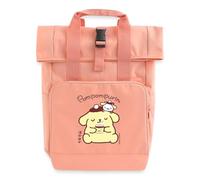 Spreadshirt Pompompurin Boit Du Café Avec Muffin Sac À Dos À Rabat Enroulable avec Deux Poignées, taille unique, rose liberty