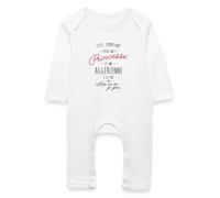 Spreadshirt Princesse et Algérienne À La Fois Patrie Body Bébé en Coton Bio, 3-6 mois, blanc