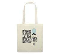 Spreadshirt Proverbe Breton Quand Le Goéland Cadeau Bretagne Breizh Tote Bag, taille unique, nature