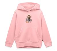 Spreadshirt Pull À Capuche Premium Enfant Harry Potter Enfant Hermione Granger Chibi, Pull Harry Potter Fille, 122/128 (6 Ans), Rose