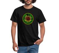 Spreadshirt Reggae Lion De Juda Disque T-Shirt Homme, XL, Noir