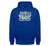 Spreadshirt Retour Aux Années 90 Design Rétro Nostalgie Take Me Back to The 90s Sweat À Capuche Unisexe, M, Bleu Royal