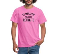 Spreadshirt Retraite Cadeau Humour Homme T Shirt Homme, S, Rose