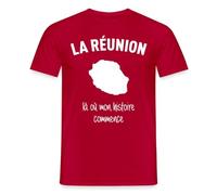 Spreadshirt Réunion Là Où Mon Histoire Commence T Shirt Homme