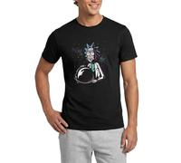 Spreadshirt Rick Et Morty Casque D'Astronaute Science Univers T Shirt Homme