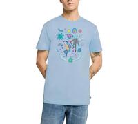 Spreadshirt Rick Et Morty Combat dans l'espace Univers Space Sciences T Shirt Homme Premium, 5XL, Bleu Clair