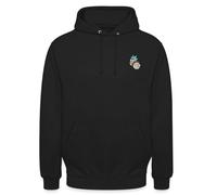 Spreadshirt Rick & Morty Têtes comme Design De Broderie Sweat À Capuche Unisexe, L, Noir