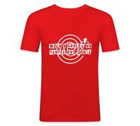Spreadshirt Rien N'Arrête Un Peuple Qui Danse T-Shirt Moulant Homme, XL, Rouge