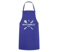 Spreadshirt Roi Du Barbecue Nom Cadeau BBQ Personnalisable Avec Nom Tablier Cuisine, taille unique, bleu royal