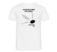 Spreadshirt Rugby C'est L'Inertie Newton T Shirt Homme