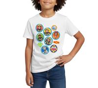 Spreadshirt Sam Le Pompier™ Écusson des Pompiers T Shirt Enfant