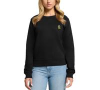 Spreadshirt Schtroumpfs Design avec La Schtroumpfette Sweat Femme Premium, L, Noir