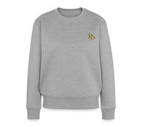 Spreadshirt Schtroumpfs Design avec La Schtroumpfette Sweat Femme Premium, XS, Gris chiné