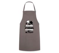 Spreadshirt Si Mamie Ne Peut Pas Le Cuisiner Meilleure Grand-Mère Tablier Cuisine, taille unique, gris