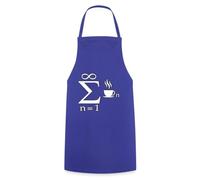 Spreadshirt Somme Café ∑ Cadeau Geek Mathématiques Humour Café Tablier Cuisine, taille unique, bleu royal