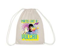 Spreadshirt Star Trek Anniversaire Party Like A Vulcan Sac À Dos Cordon, Taille Unique, Nature