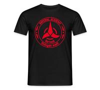 Spreadshirt Star Trek Discovery Klingons Qo'nos Académie T Shirt Homme, 4XL, Noir