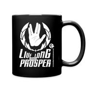 Spreadshirt Star Trek Discovery Vulcains Mug Tasse Mug, taille unique, noir