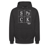 Spreadshirt Star Trek Spock Tableau périodique Sweat À Capuche Unisexe