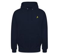 Spreadshirt Star Trek The Original Series Crew Logo Broderie Sweat À Capuche Unisexe, M, Marine