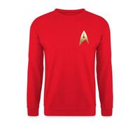 Spreadshirt Star Trek The Original Series L’équipage Logo Sweat Unisexe, 3XL, Rouge