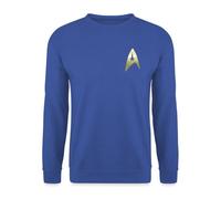 Spreadshirt Star Trek The Original Series L’équipage Logo Sweat Unisexe, XL, Bleu Royal