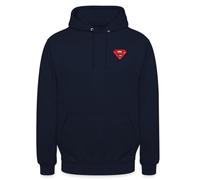Spreadshirt Superman Logo Poitrine S-Shield Sweat À Capuche Unisexe