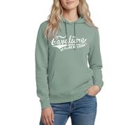 Spreadshirt Sweat À Capuche Femme Équitation Cheval Equipement, Vêtement Cavalière Et Fière De l'Être, Cadeau Équitation Sweat Cheval, M, Vert-de-Gris
