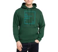 Spreadshirt Sweat À Capuche Unisexe Personnalisé, Créez Votre Propre Pull Personnalisable avec Texte ou Photo, Hoodie Sweat Personnalisable, S, Vert Bouteille