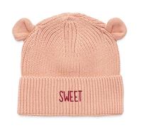Spreadshirt Sweet Lettrage Brodé Bonnet Ourson Bio à Broder pour bébé