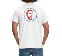 Spreadshirt Ted Lasso Logo Et Ècriture avec Roy Kent T Shirt Homme, M, Blanc