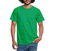 Spreadshirt Tee Shirt Personnalisable Homme, Créez Votre Propre T Shirt Personnalisé avec Photo et Texte Impression Face, Idée Cadeau Homme, Anniversaire, Fête des Pères, EVG, M, Vert