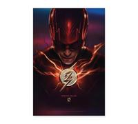 Spreadshirt The Flash Poster Avec Logo Poster 60x90 cm, taille unique, blanc