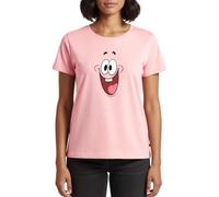 Spreadshirt The Patrick Star Show Costume De Visage Patrick T Shirt Femme Premium, 5XL, Rose
