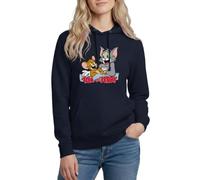 Spreadshirt Tom Et Jerry Amis Heureux Sweat À Capuche Femme