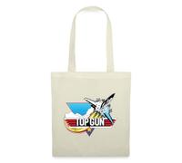 Spreadshirt Top Gun Jet De Chasse Logo Officielle Tote Bag, taille unique, nature